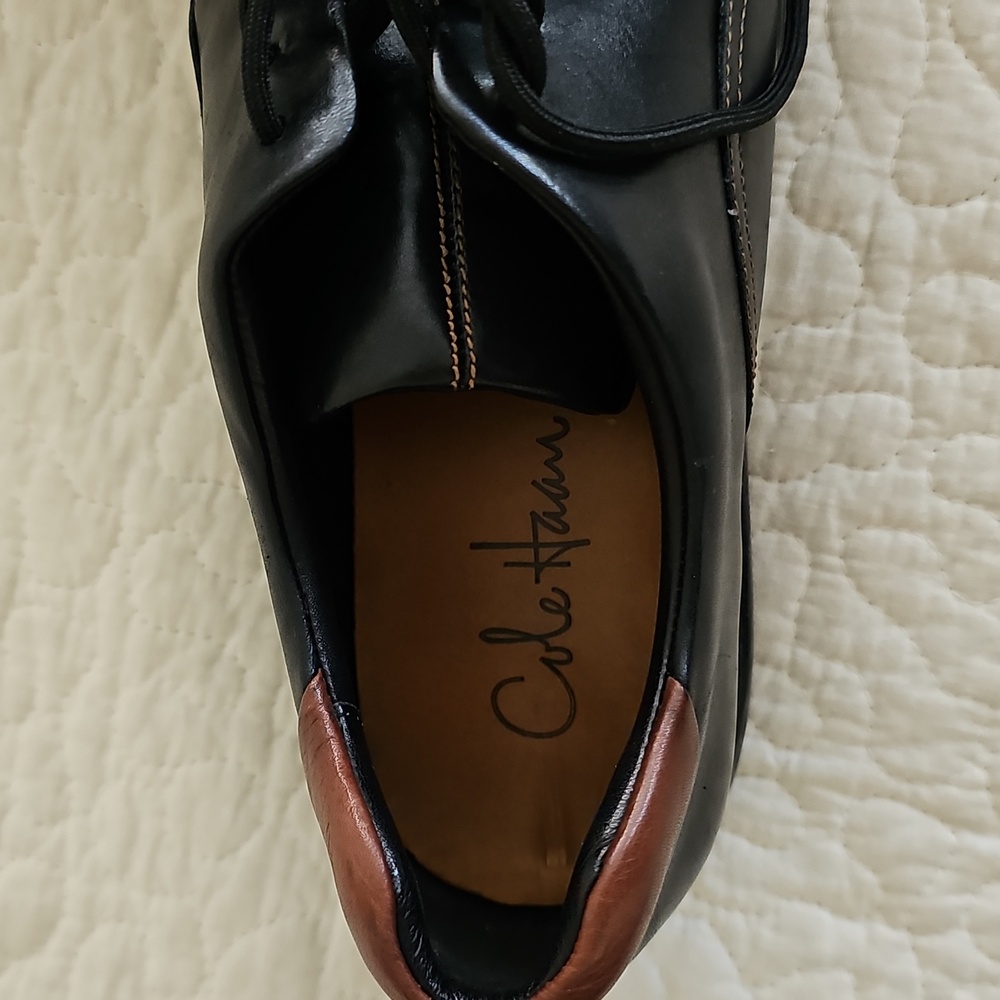 Cole Haan Men's Zeno Lace II Oxford Black Shoes 9.5 M - Picture 9 of 15